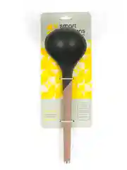 Половник для супа силиконовый 31 см SmartChef капучино-графит