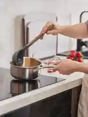 Половник для супа силиконовый 31 см SmartChef капучино-графит