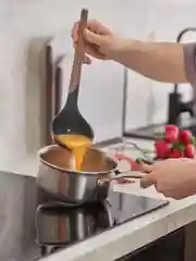 Половник для супа силиконовый 31 см SmartChef капучино-графит
