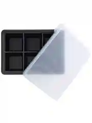 Форма для льда Куб с крышкой Ice cubes силиконовая 6 ячеек
