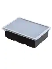 Форма для льда Куб с крышкой Ice cubes силиконовая 6 ячеек