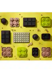 Форма для льда Куб с крышкой Ice cubes силиконовая 6 ячеек