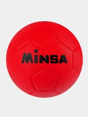 Мяч футбольный MINSA, ПВХ, машинная сшивка, размер 5