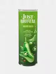 Чипсы Just Brutal со вкусом зеленого перца чили, туба, 100 г