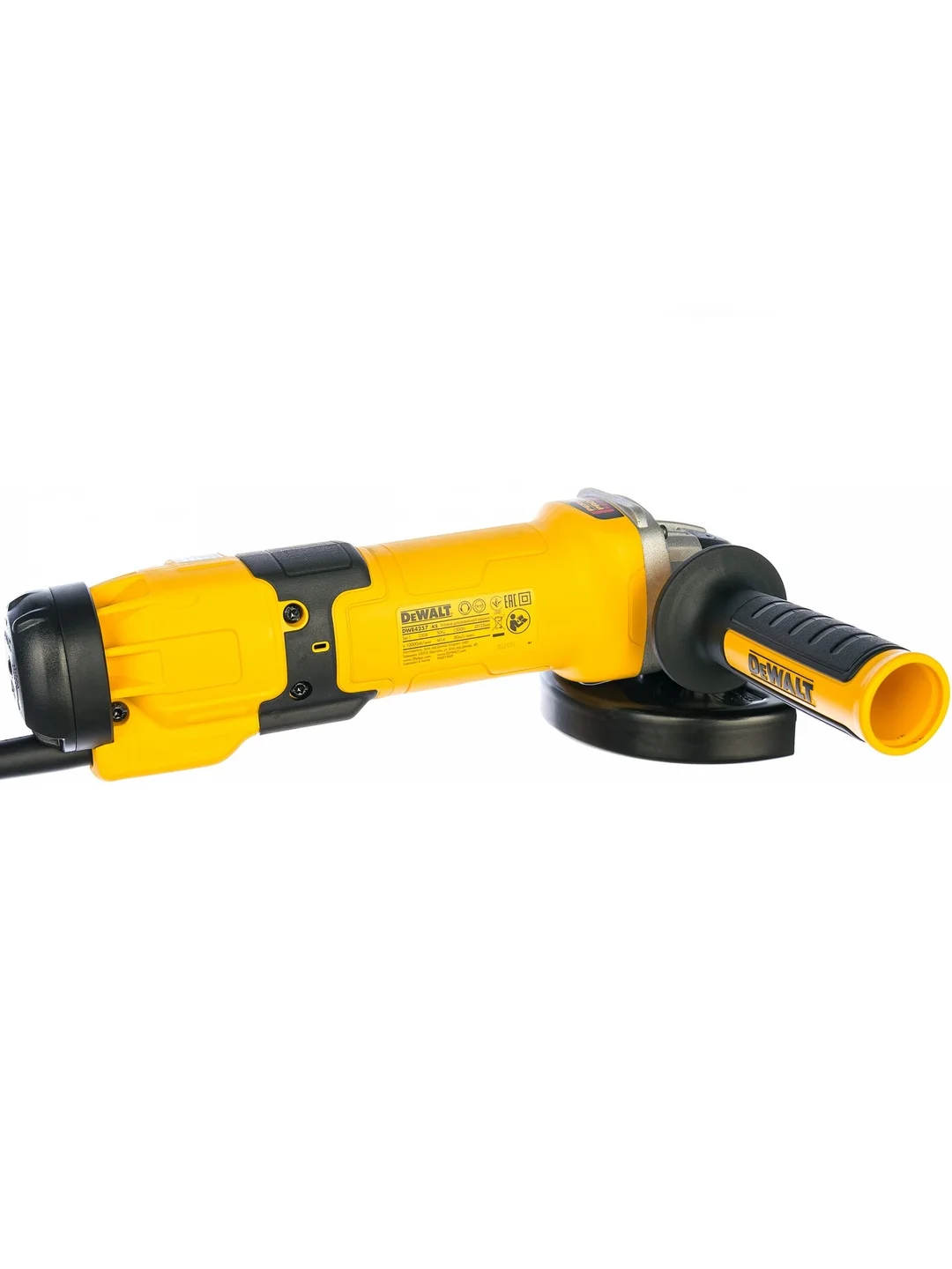 Угловая шлифмашина с регулировкой оборотов DEWALT DWE4257-KS, 1500 Вт, 125 мм