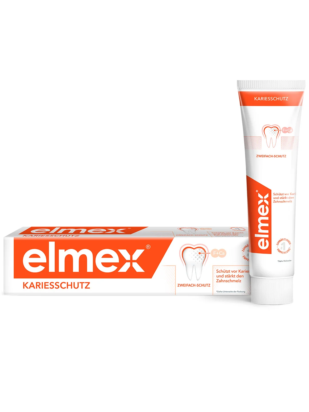 Зубная паста Elmex Защита от кариеса и укрепления эмали, 75 мл, 2 шт