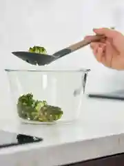 Шумовка ложка силиконовая 31 см SmartChef капучино-графит