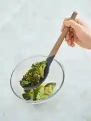 Шумовка ложка силиконовая 31 см SmartChef капучино-графит