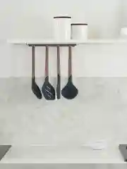 Шумовка ложка силиконовая 31 см SmartChef капучино-графит