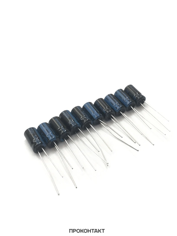 10 штук 1мкф 250В Конденсатор электролитический 1UF 250V 105C 8х11 TK JAMICON