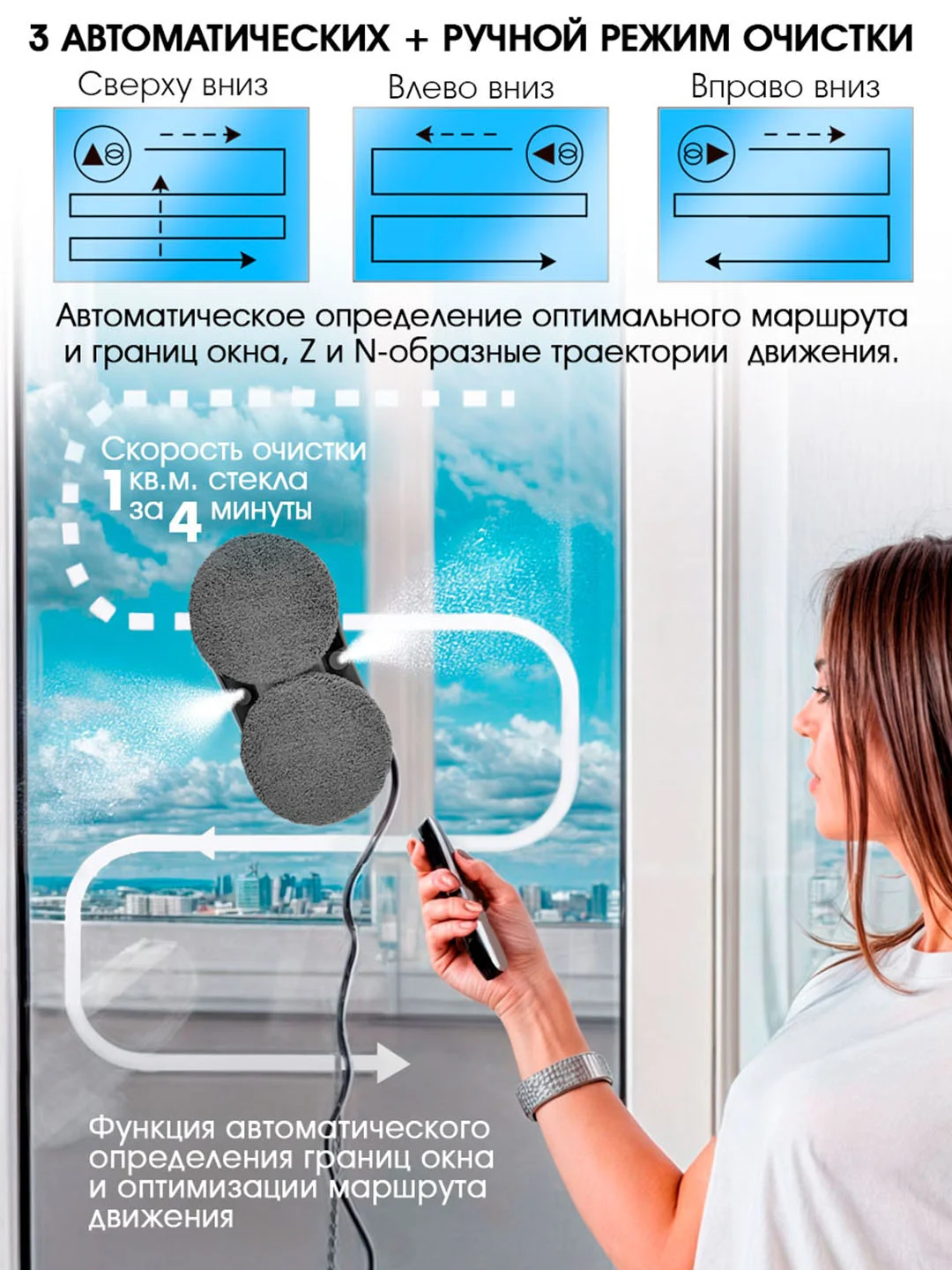 Робот-мойщик окон ENDEVER SKYCLEAN-102