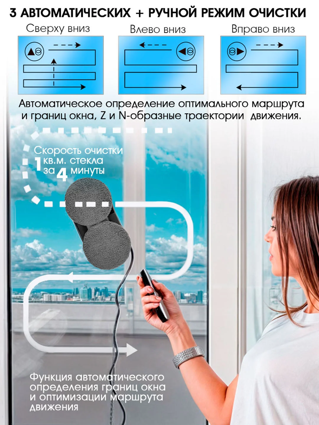 Робот-мойщик окон ENDEVER SKYCLEAN-100