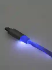 Светящийся зарядный USB кабель провод для Iphone, Android micro USB Type-C Lightning