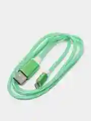 Светящийся зарядный USB кабель провод для Iphone, Android micro USB Type-C Lightning