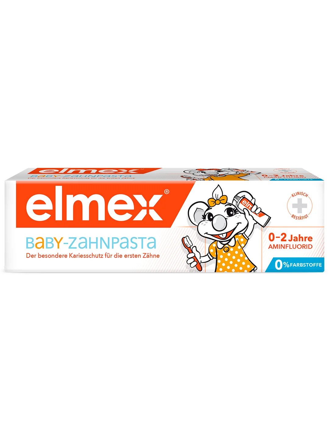 Зубная паста детская Elmex Baby защита от кариеса, для детей от 0 до 2 лет, 50 мл