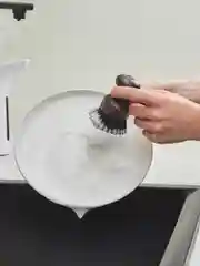 Щетка для мытья посуды круглая маленькая Cleans 9 см
