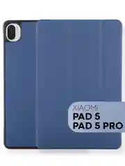 Синий меланж чехол-книжка для планшета Xiaomi Pad 5, 5 Pro 11" из экокожи КАРТОФАН с функцией подставки