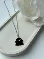 Белый цепочки парные с кулоном в виде привидения, Подвеска "Приведение"
