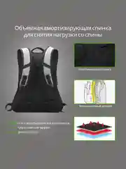 Серый рюкзак мужской, женский, для ноутбука 15,6 с кодовым замком, с USB