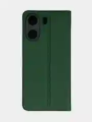 Зеленый чехол-книжка Xiaomi Redmi 13C / Poco C65, Сяоми Редми 13С / Поко С65