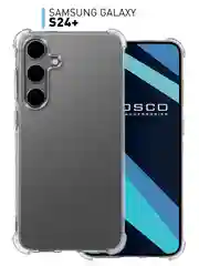 Прозрачный чехол для Samsung Galaxy A55 A35 S24 S24 Plus S24 Ultra противоударный силиконовый ROSCO