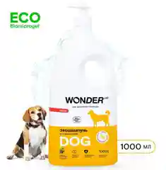 Эко шампунь для собак и щенков универсальный гипоаллергенный WONDER LAB для всех пород 1л