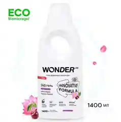 Гель для стирки белого белья и вещей WONDER LAB гипоаллергенный аромат лотоса вишня 1,4л