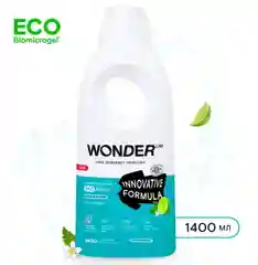 Универсальный эко гель для стирки одежды и белья WONDER LAB гипоаллергенный мелисса лайм