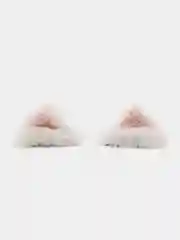 Белый заколки ушки, мягкие