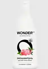 Эко шампунь для всех типов волос WONDER LAB, очищение и объём, экологичный, 550 мл