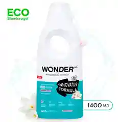 Универсальный эко гель для стирки одежды и белья WONDER LAB гипоаллергенный цветы 1,4л
