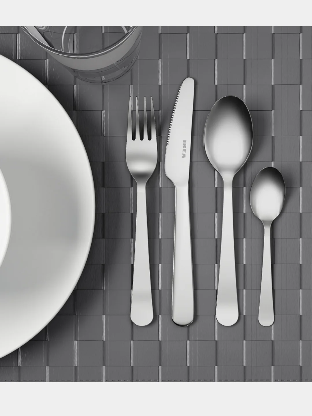 Хром набор столовых приборов IKEA: DRAGON, FORNUFT, UPPHOJD, IDENTITET, LOFTESRIK, 365+ ИКЕА