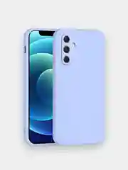 Светло-синий чехол для Samsung Galaxy A55 (Самсунг Гэлакси А55), силиконовый