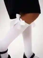 Гольфы школьные с бантиком