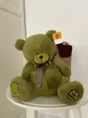 Зеленый мишка плюшевая мягкая