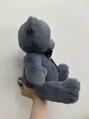Голубой мишка плюшевая мягкая
