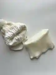 Слоновая кость шапка со снудом детская осень весна