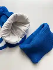 Лазурный шапка со снудом детская осень весна