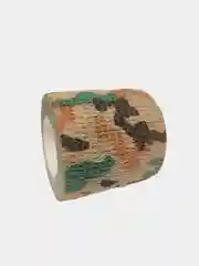 Приглушённый хаки бинт бандажный 2.5см,5см,7.5см,10см на 4.5метра, эластичный, самоклеящийся