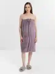 Юбка для сауны DeNASTIA 80x145см, микрофибра, цвет лиловый
