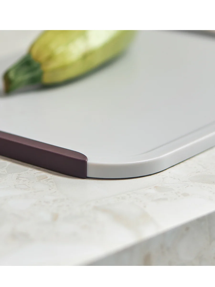 Доска разделочная двухсторонняя пластиковая SmartChef большая с бортиками