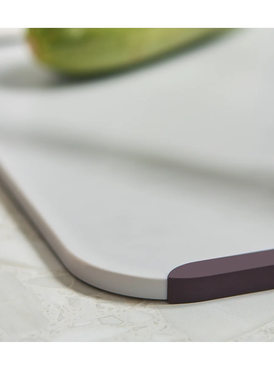 Доска разделочная двухсторонняя пластиковая SmartChef большая с бортиками