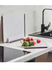 Доска разделочная двухсторонняя пластиковая SmartChef большая с бортиками