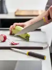 Доска разделочная двухсторонняя пластиковая SmartChef большая с бортиками
