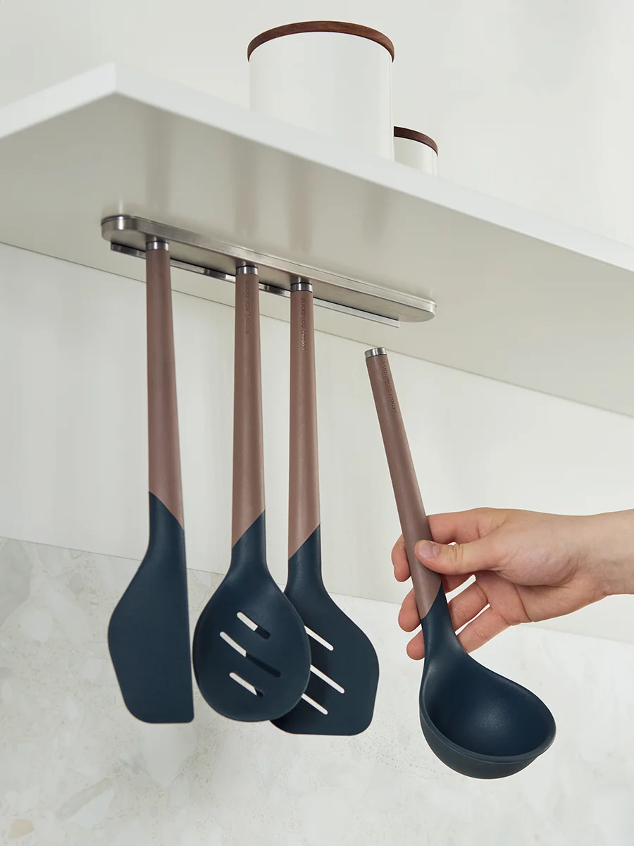 Набор кухонных инструментов SmartChef: половник, ложка-шумовка, лопатка, лопатка-шумовка
