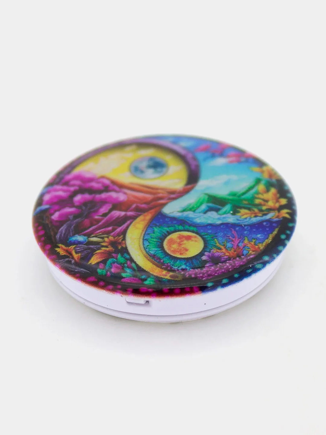Светло-бежевый держатель для телефона PopSocket (попсокет) с рисунками