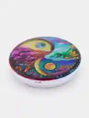 Светло-бежевый держатель для телефона PopSocket (попсокет) с рисунками