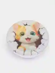 Светло-оранжевый держатель для телефона PopSocket (попсокет) с рисунками