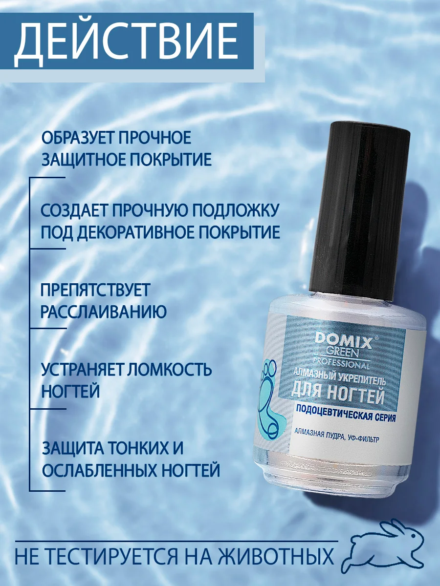 Алмазный укрепитель Domix для ногтей