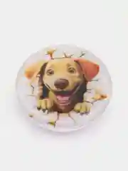 Светло-синий держатель для телефона PopSocket (попсокет) с рисунками